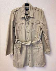 Polo Ralph Lauren 100% Cotton Mid Trench Coat Size L