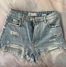 High Waisted Jean Shorts