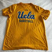 UCLA Gold Basketball Short Sleeve Crewneck T-Shirt | Size Small