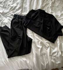 Black  Scrub Set