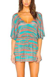 VIX paulahermanny X revolve marmara Lina caftan swim coverup