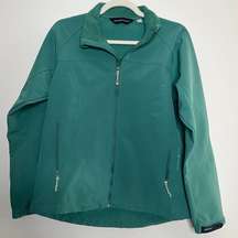 Black Diamond Teal Hard Shell Outdoor Gorpcore Ski Snow Zip Up Jacket Coat