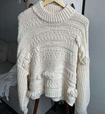 White Chunky Sweater