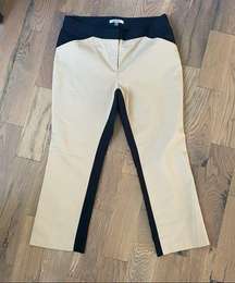 DKNY Womens Black Beige Dress Pants Size 12 