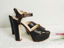 JFK Vero Cuoio Platform Sandals