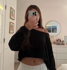 Black Off The Shoulder Top