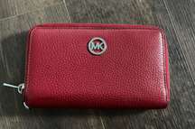 Micheal Kors Red Wallet