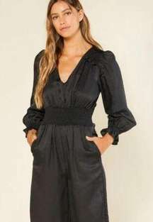 NWT Outerknown Black City  Jumpsuit Size Medium