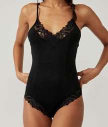 Free People - Intimately FP Wild Bunch Bodysuit in Black Size S