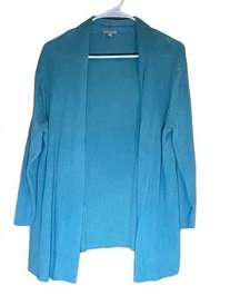 Talbots, Lightweight Teal Colored Cardigan, Medium