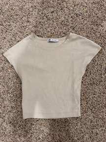 Tan cropped top