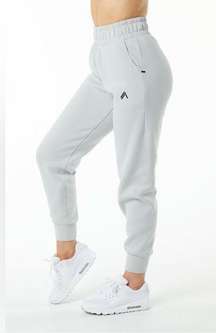 ALPHALETE WOMEN'S ELMTS RELAXED CUFFED JOGGER - Oyster Grey , Size Medium