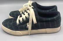 Polo Ralph Lauren Womens Harold Sneakers Shoes 91183 Casual Plaid Preppy 6M