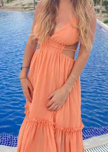 Orange Maxi Dress