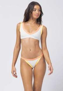 Lala Bikini Top in Cream, Lemon Drop & Tangy Set