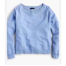 J. Crew Blue Garmet Dyed Crewneck Sweatshirt