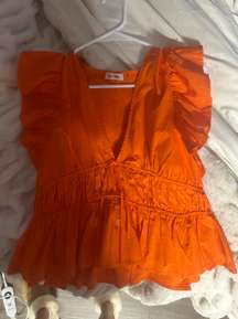 Boutique Orange Top