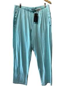 Alfani light blue high waisted lounge pants size‎ L