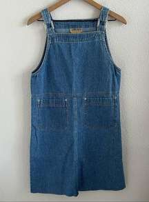 Vintage Sag Harbor Sport Denim Dress 90s Y2K 100% Cotton Small