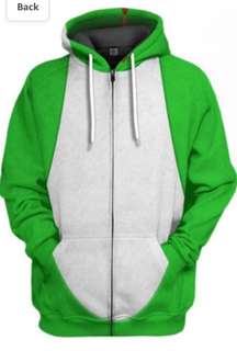 COPY - Bowser cosplay costume hoodie，Adult 3D printed full zip hoodie