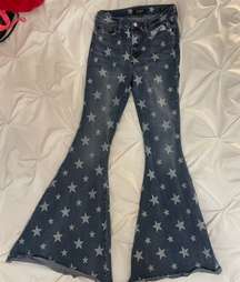 Flare Jeans With Stars 