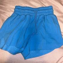 blue target sweatshorts