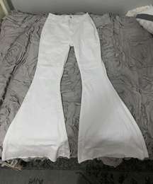 White Flare Jeans