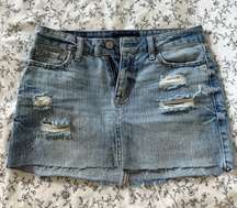 Mini Denim Skirt