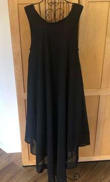 Ana & Kate Black Lined Sheer Sleeveless Dress