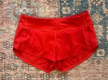 Red Speed Up Shorts 2.5”