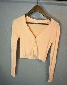 Garage Sherbert Cropped Cardigan Size Medium