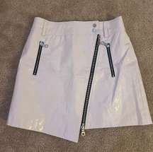 ei8htdreams white leather skirt