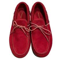 Women’s Patagonia Waxed Red Kula Suede Moccasins Size 7
