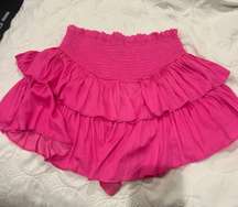 Pink Ruffle Skort 