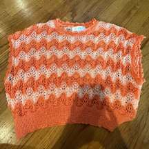 Cropped Orange Sweater 