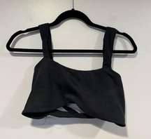 Free people movement black strappy bra