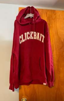 Maroon Clickbait Hoodie