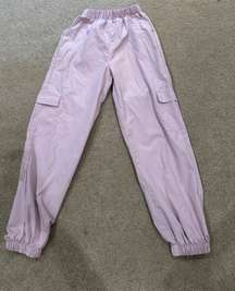 Light Pink Parachute Pants