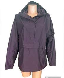 Marmot Pullover Hooded rain jacket in Plum Purple Large EUC