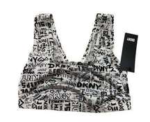 DKNY Black White Graffiti Bralette Bra Size Small NEW