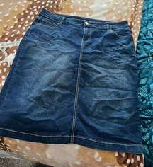 Be Girl Jean skirt Size 2X Dark Wash