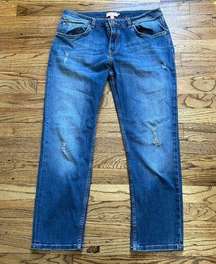 Ted Baker Straight Leg Jeans Light Distressing sz 30