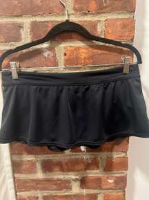 Womens Swim Board Skirt Swim Skirt Bottom Black