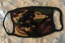 Super soft Adult camo print face mask