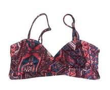 Beach Riot Delphi Cross-Front Bella Swim Bathing Suit Bikini Top Women's Small