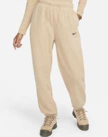 Nike Tan Sherpa Joggers Size S