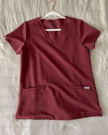 Scrub Set Dark Cherry