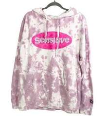 BSR by Samii Ryan Sensitive Tie Dye pink hoodie size M