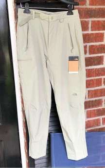 NEW The north face womens bridgeway pants in tea green cinch ankle sz.10