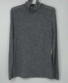 A NEW DAY GRAY LONG SLEEVE MOCK TURTLENECK MEDIUM